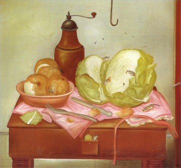 Fernando Botero œuvres - Table de cuisine Fernando Botero